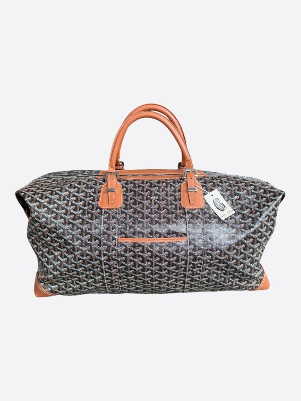 Goyard Black & Brown Boeing 55 Duffel Bag